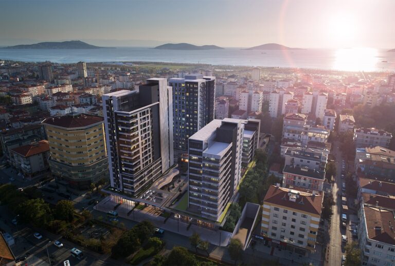 Family apartments with sea and Island views in Maltepe