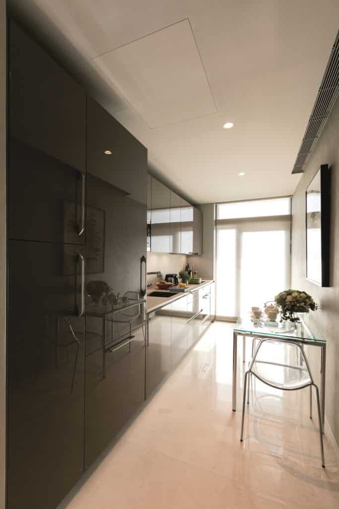 Bosphorus, sea and historic city views from immaculate skyscraper