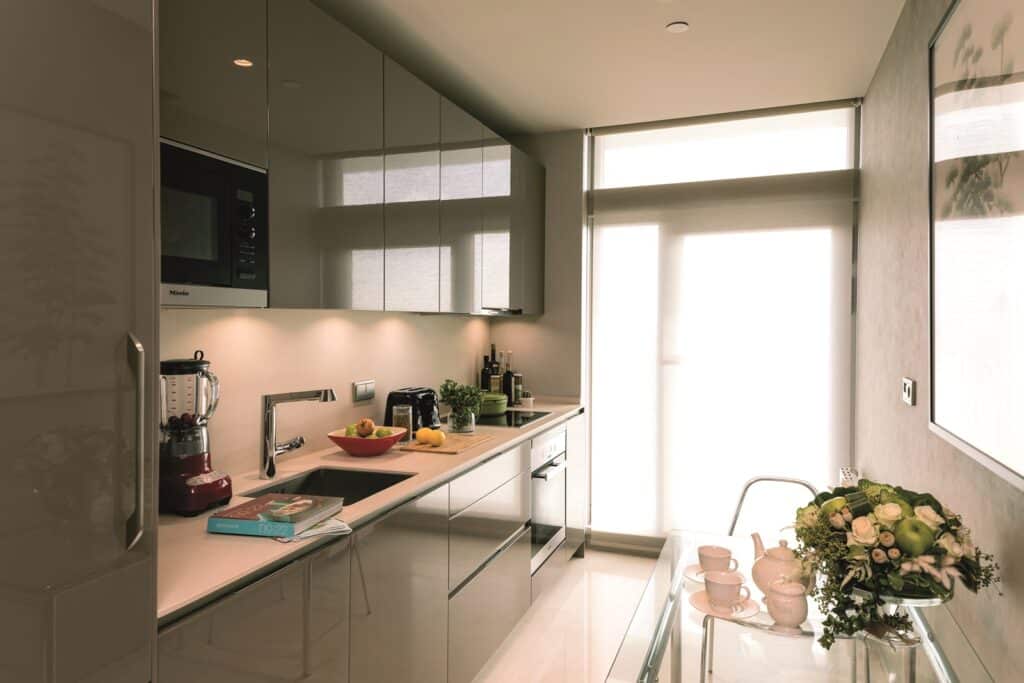 Bosphorus, sea and historic city views from immaculate skyscraper