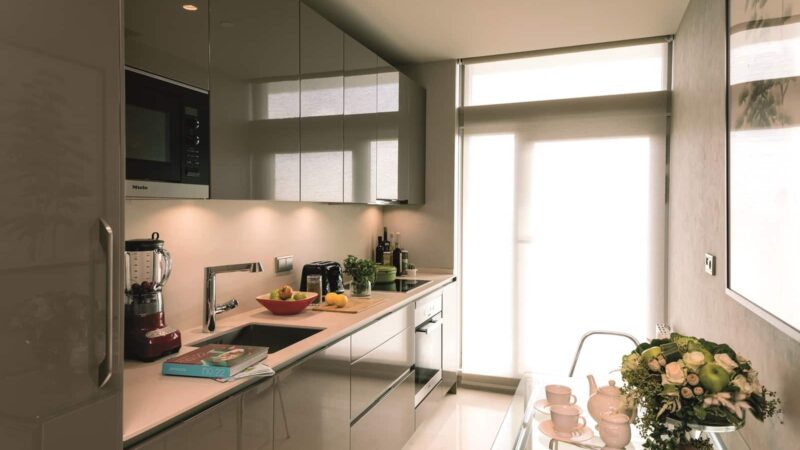 Bosphorus, sea and historic city views from immaculate skyscraper