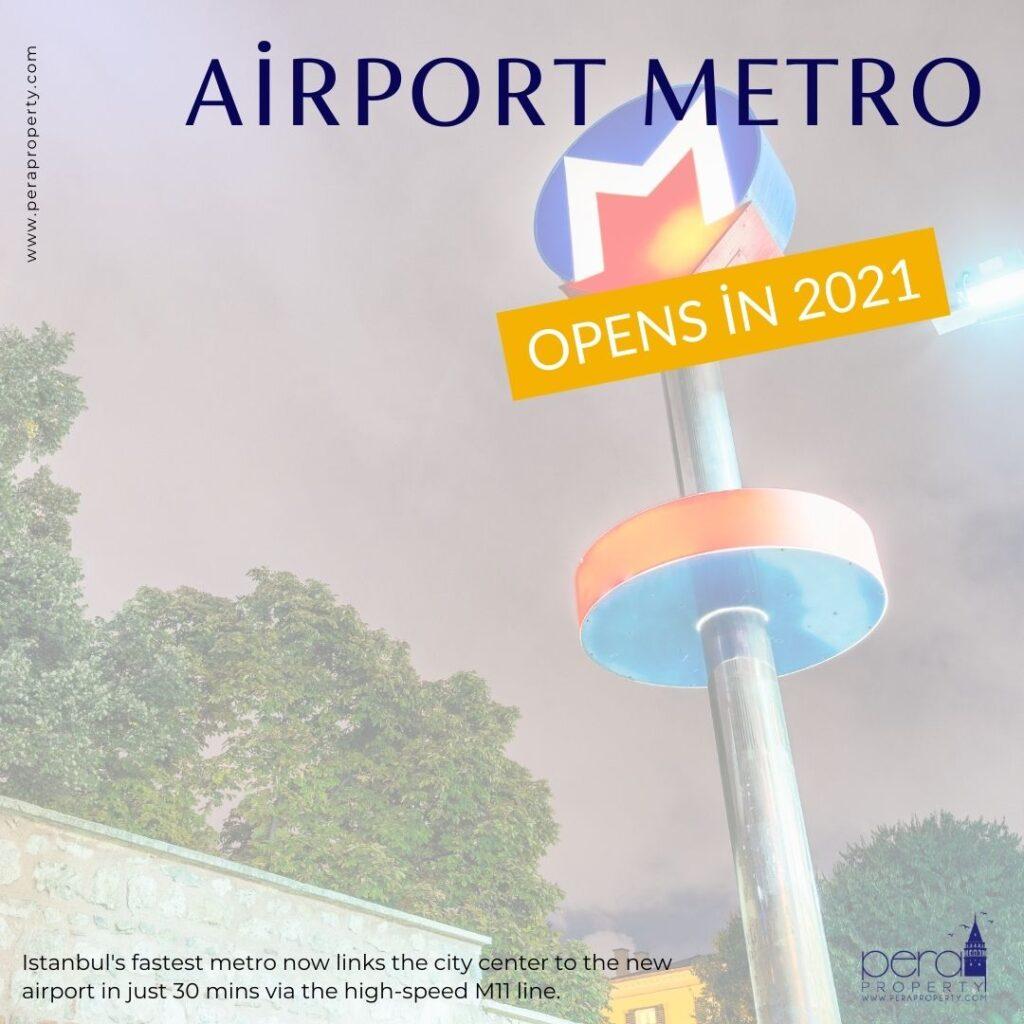 New Istanbul airport metro opens in 2021