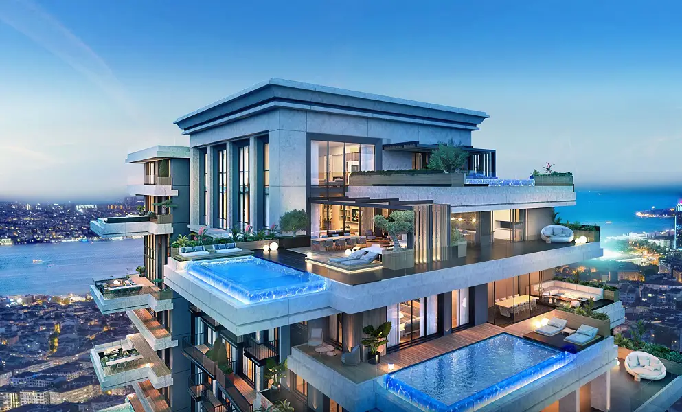 Elegant apartment residences located in the heart of Istanbul