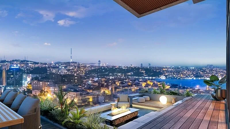 Elegant apartment residences located in the heart of Istanbul