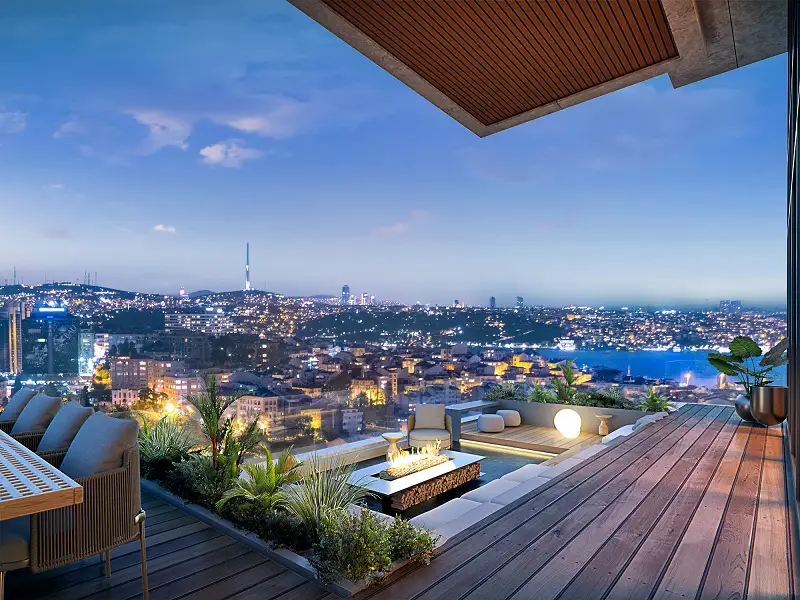 Elegant apartment residences located in the heart of Istanbul