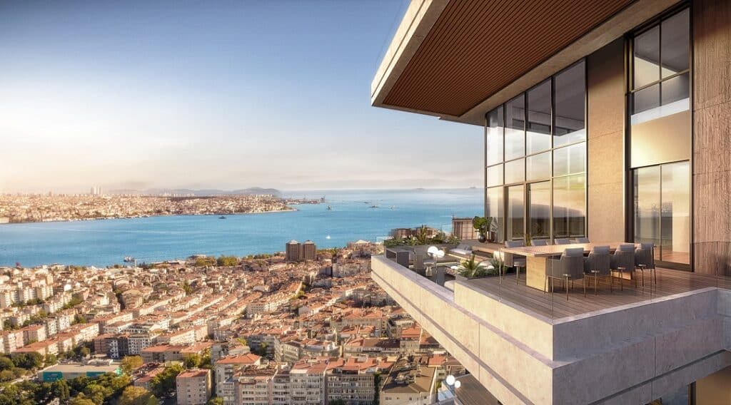 Elegant apartment residences located in the heart of Istanbul