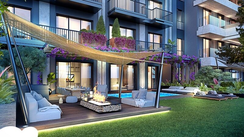 Elegant apartment residences located in the heart of Istanbul