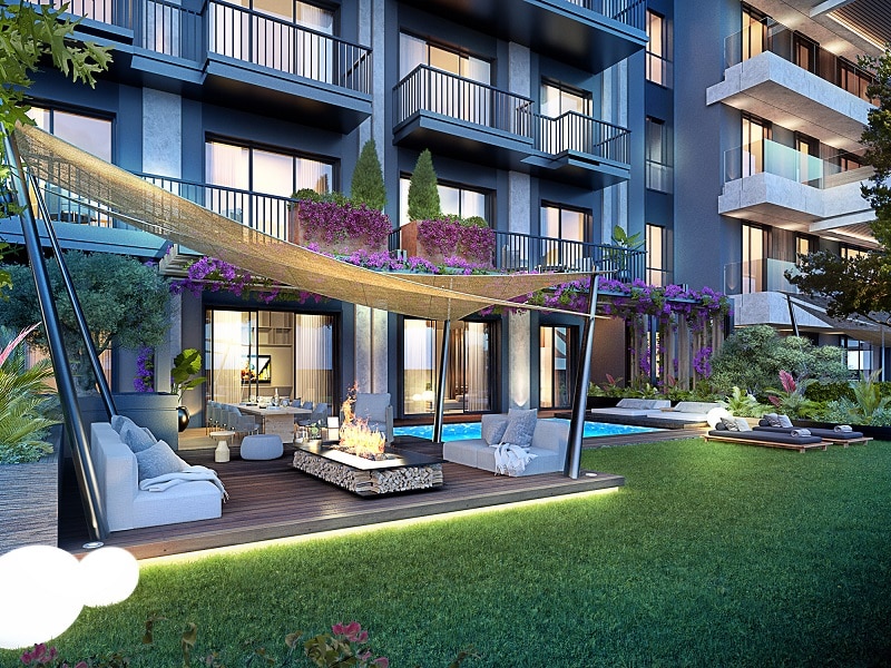 Elegant apartment residences located in the heart of Istanbul