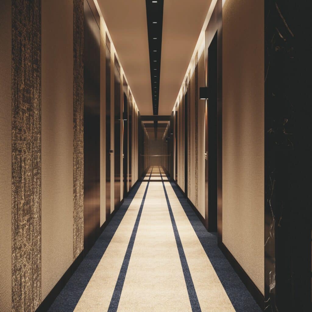 Hallway view of the Ritz Carlton Nisantasi Istanbul