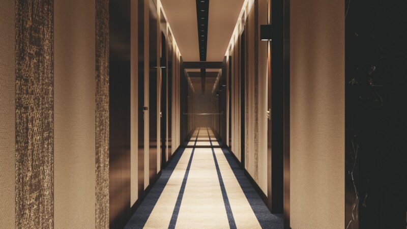 Hallway view of the Ritz Carlton Nisantasi Istanbul