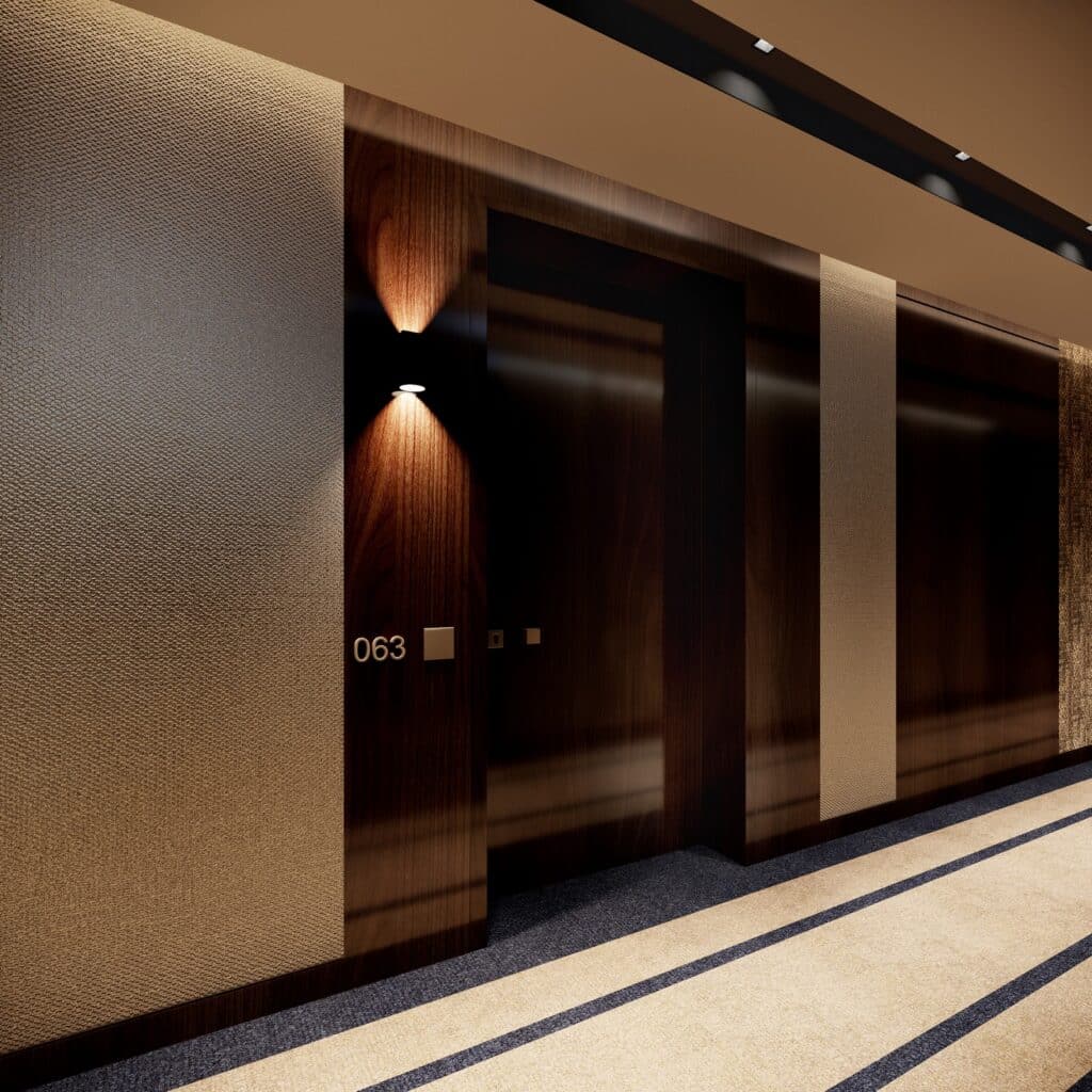 Hallway view of the Ritz Carlton Nisantasi Istanbul