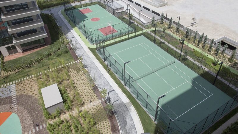 Istanbul Bakirkoy apartment compound with sea views exterior