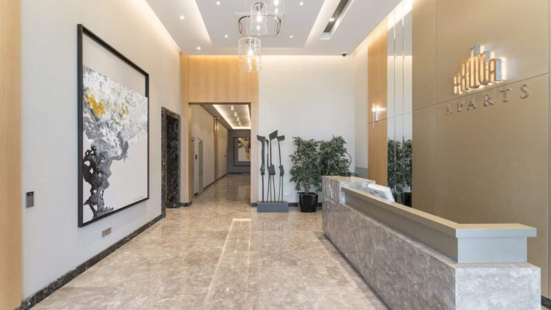 Istanbul Bakirkoy apartment compound with sea views exterior