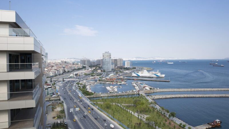 Istanbul Bakirkoy apartment compound with sea views interior