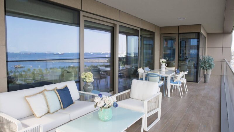 Istanbul Bakirkoy apartment compound with sea views interior