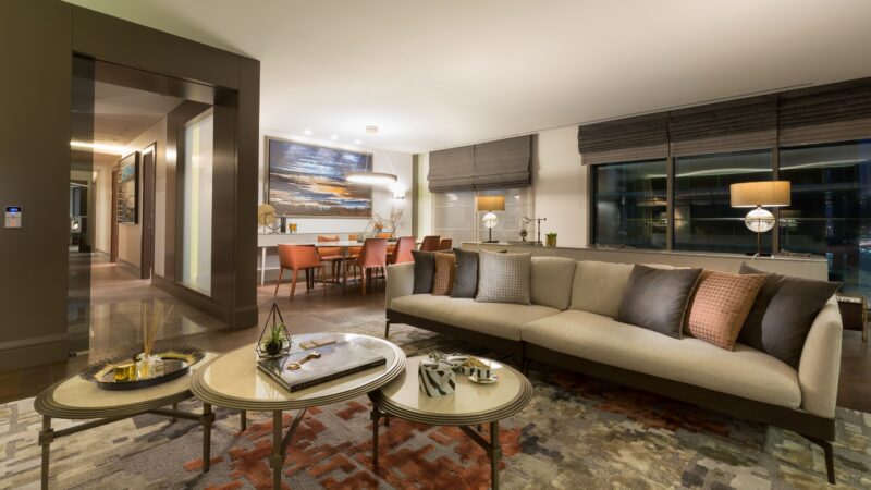 Istanbul Bakirkoy apartment compound with sea views interior