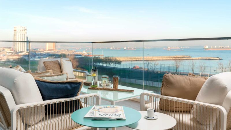 Istanbul Bakirkoy apartment compound with sea views interior