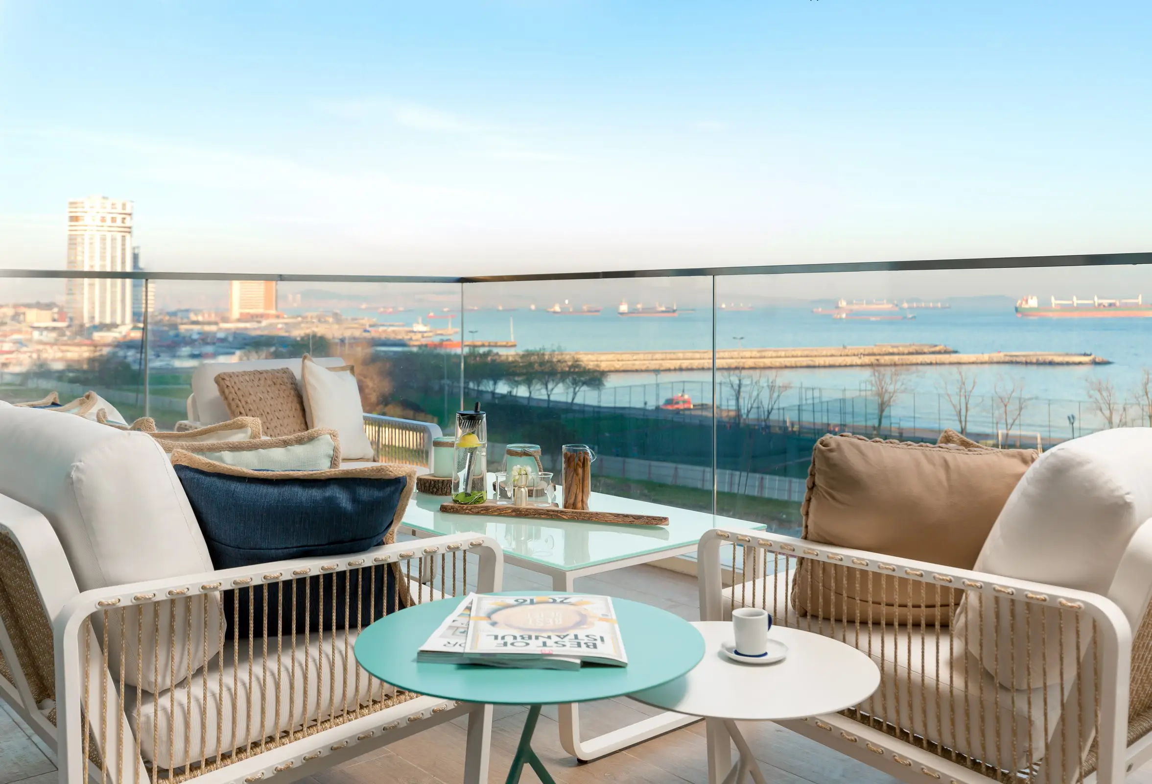 Istanbul Bakirkoy apartment compound with sea views interior