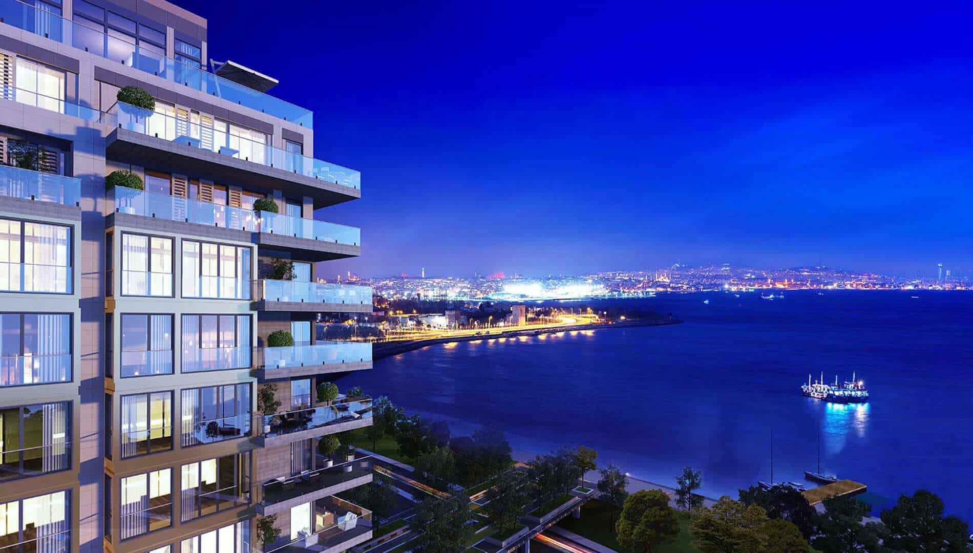 An incredible sea front compound in the old city of Istanbul for sale.