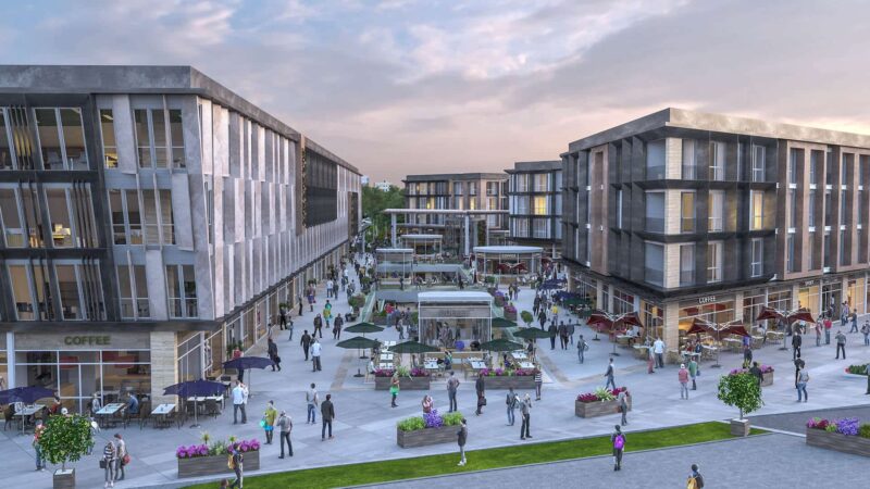 A mixed-use project in key intersection point of Media Highway