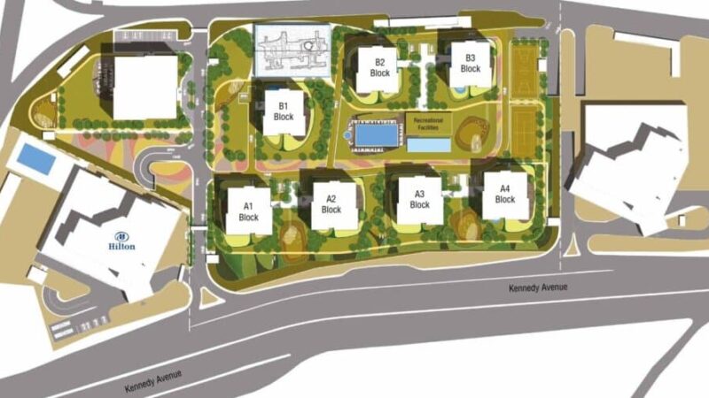 Bakirkoy seafront apartment complex for sale layout