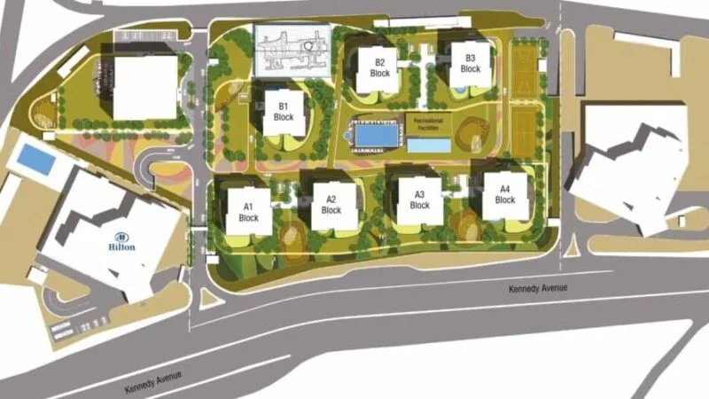 Bakirkoy seafront apartment complex for sale layout
