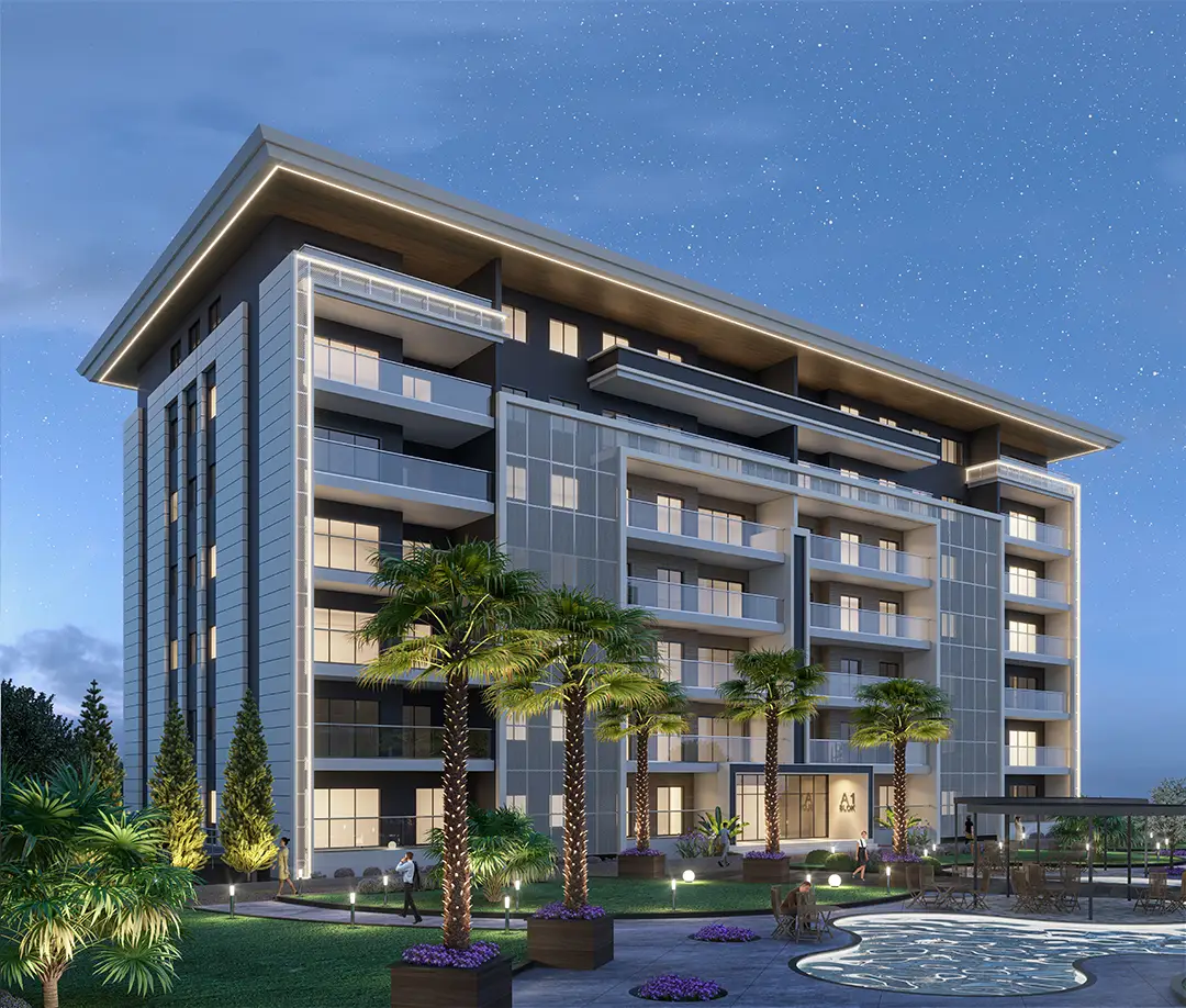 Large family apartments in compound in middle class Atakent