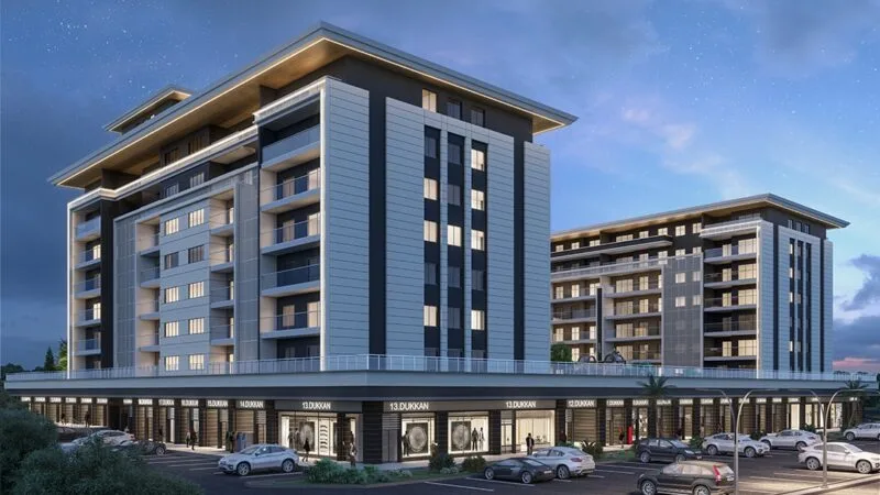 Large family apartments in compound in middle class Atakent