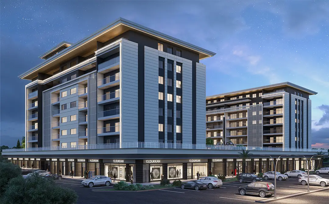 Large family apartments in compound in middle class Atakent