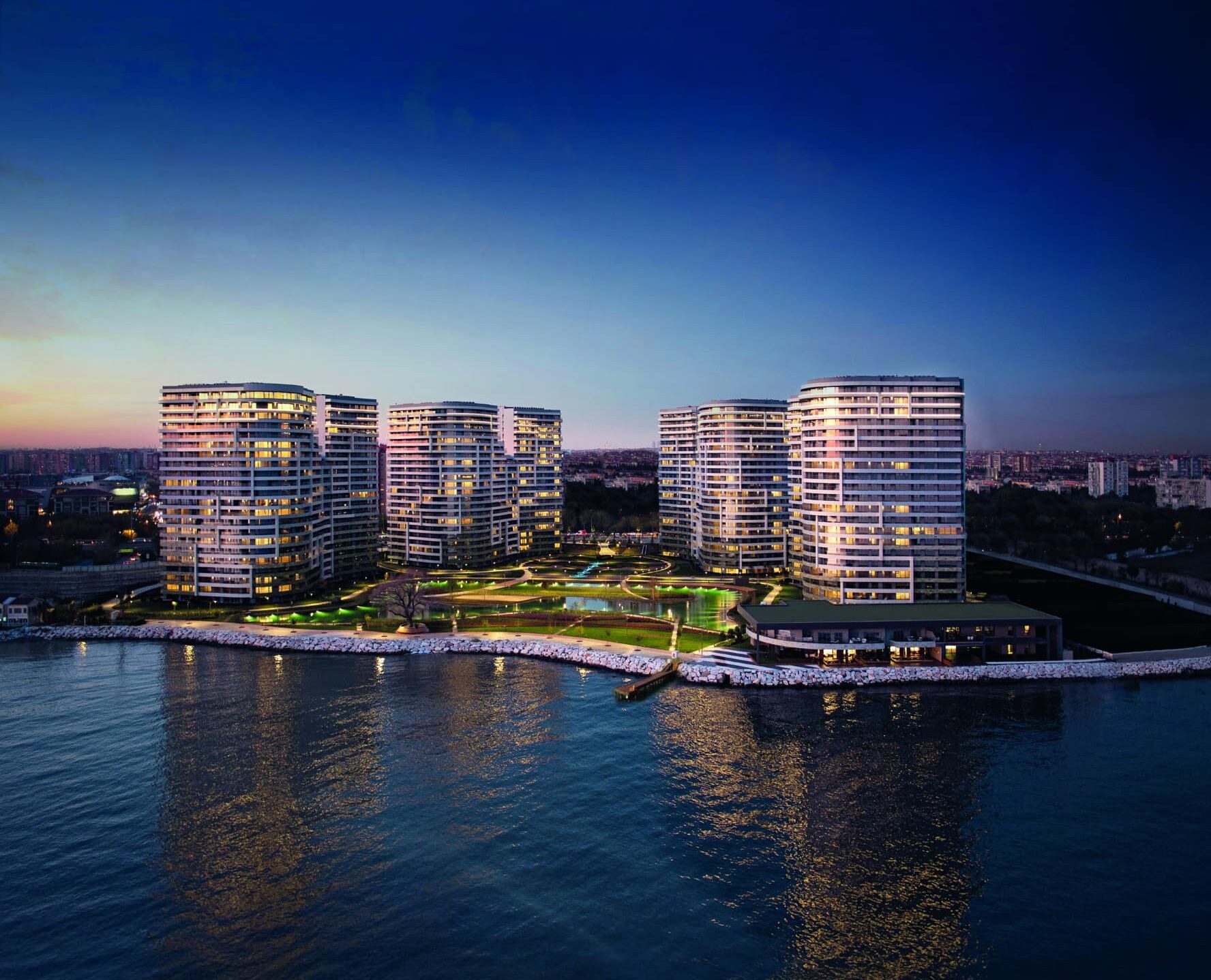 Atakoy seafront Apartments with panoramic sea views