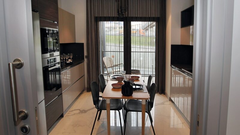 Silicon valley apartment compound in Maslak with forest views