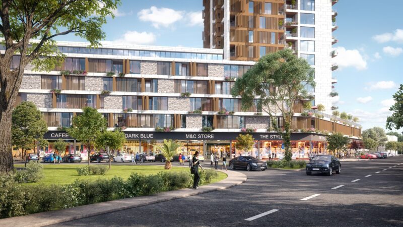 Large apartments in the forests of Istanbul