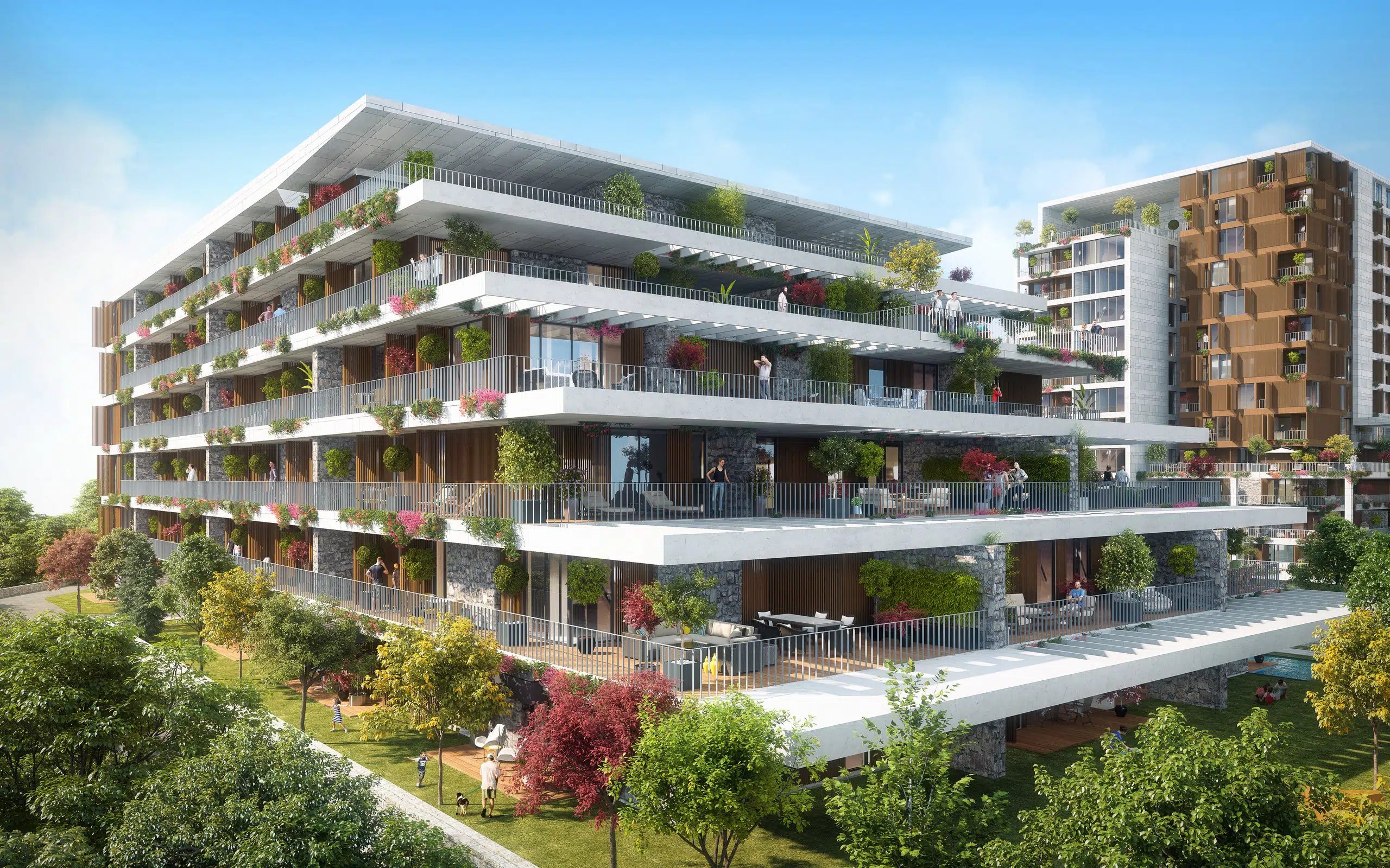 Family compound set amongst the forests of Istanbul