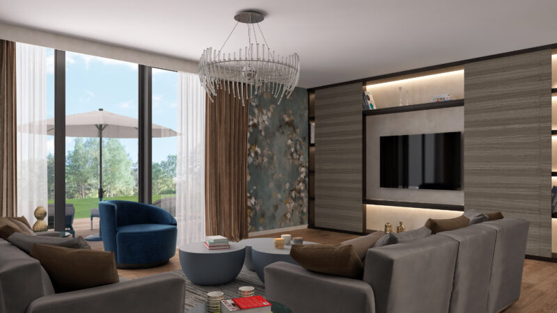 Large apartments in the forests of Istanbul