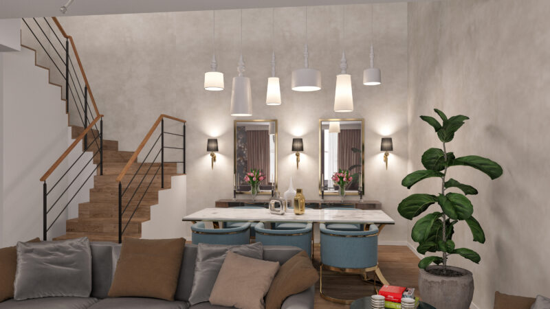 Large apartments in the forests of Istanbul