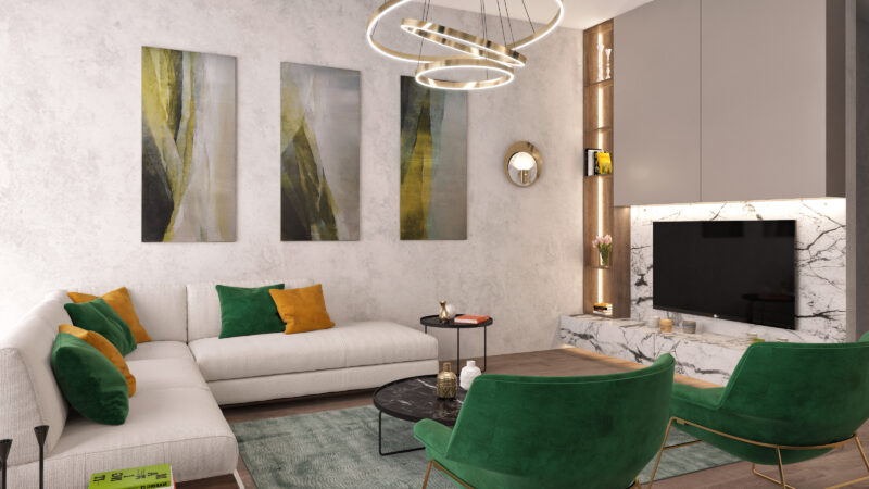 Large apartments in the forests of Istanbul