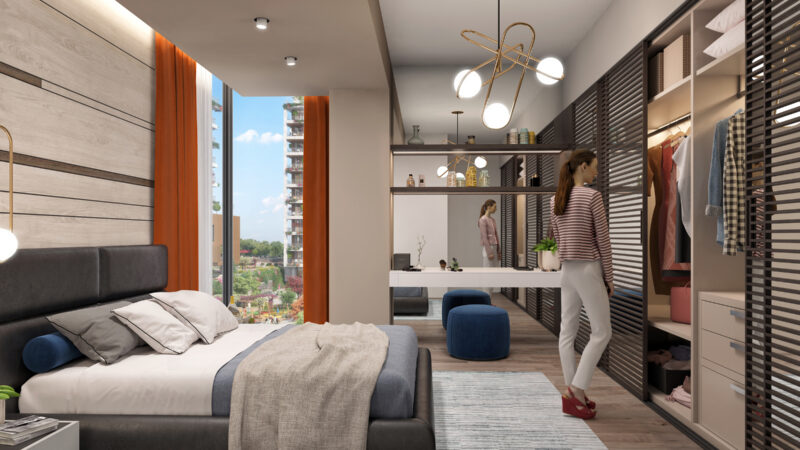 Large apartments in the forests of Istanbul