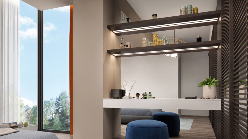 Large apartments in the forests of Istanbul