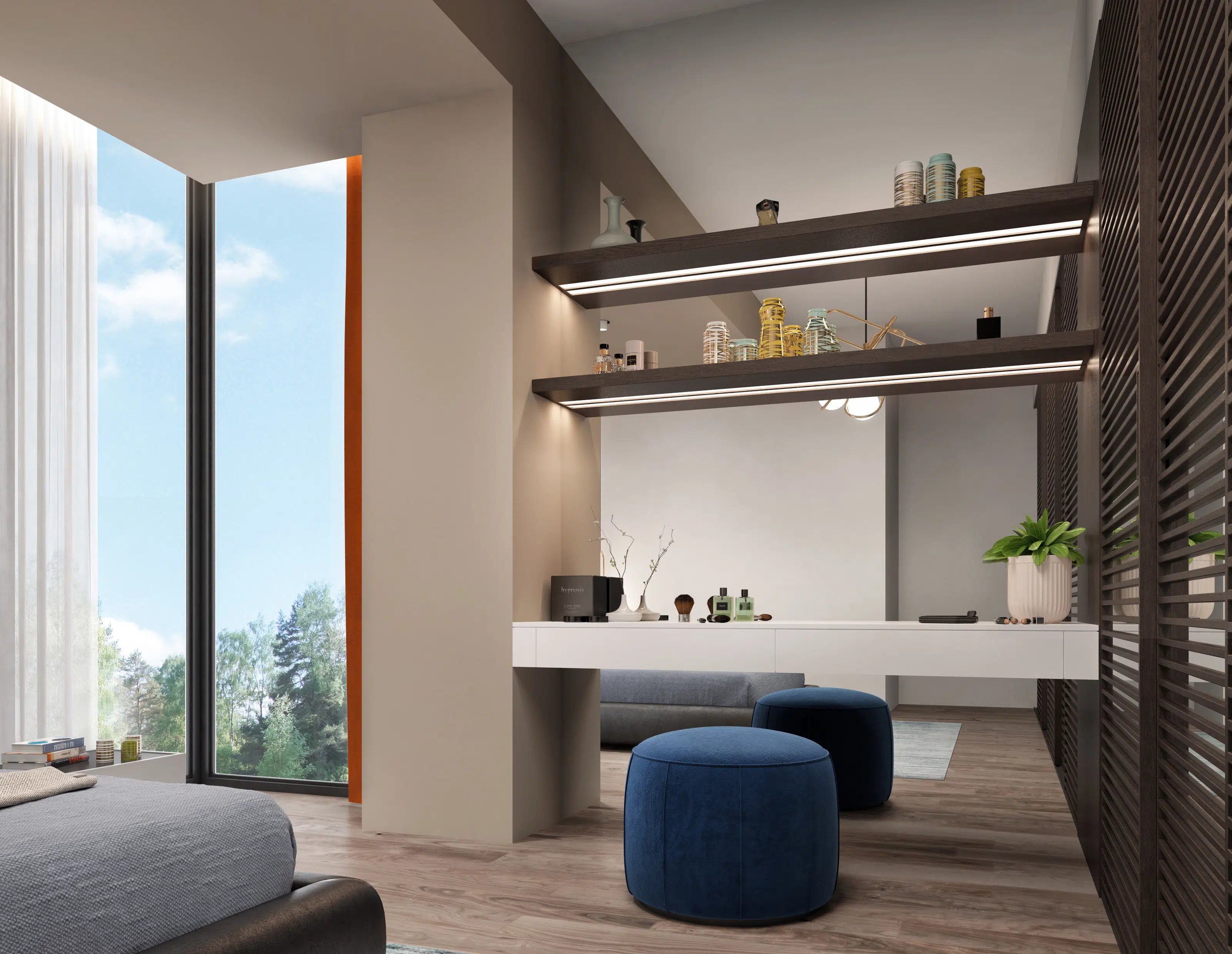 Family compound set amongst the forests of Istanbul
