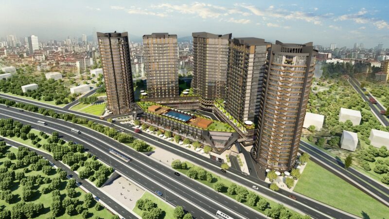 Kadikoy's premier apartment complex with sea and city views exteriors