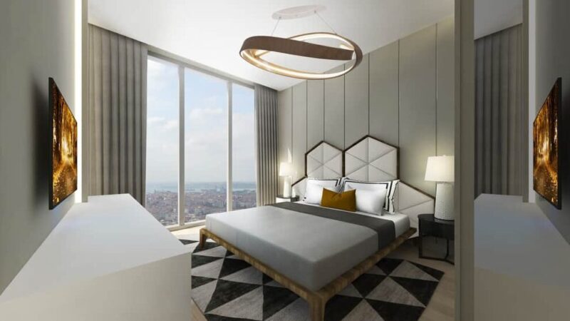 Kadikoy's premier apartment complex with sea and city views interiors