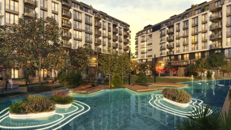 Landmark residence in middle class Sefakoy