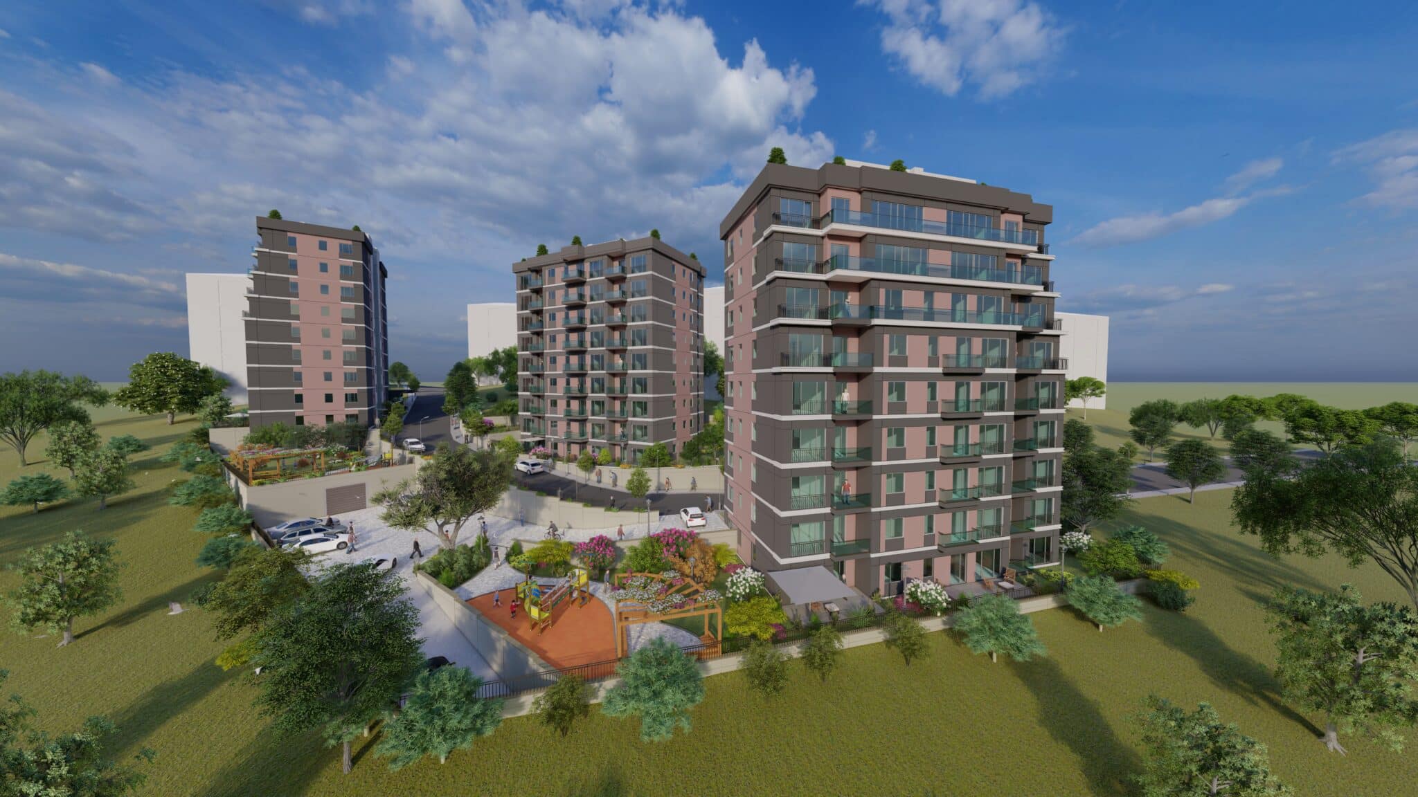 Family apartments close to the metro in Kagithane