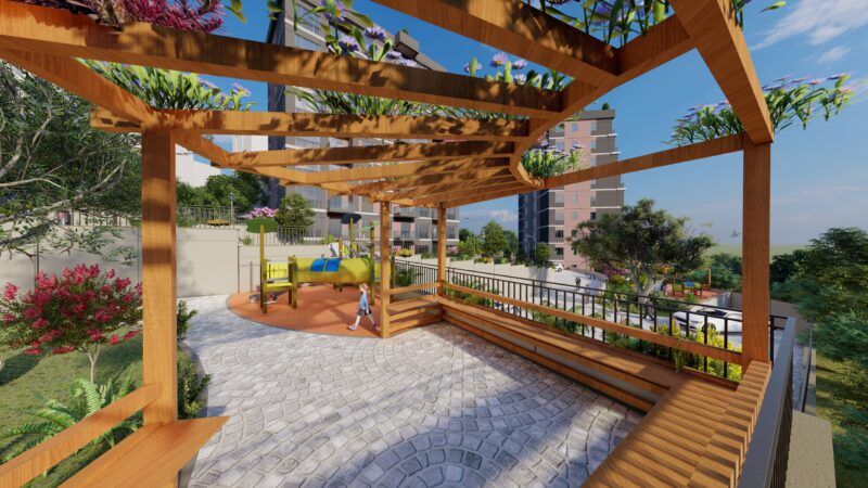 Large residence in rapidly regenerating Kagithane