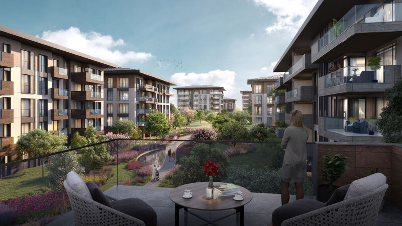 Mega project compound in Istanbul's most sought after district