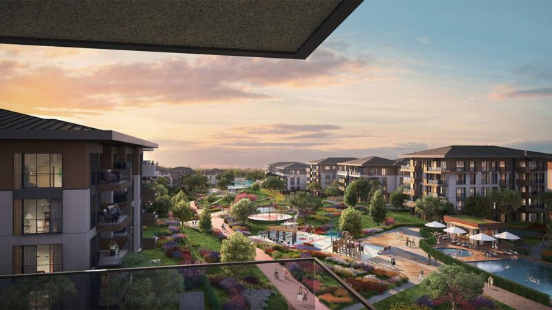 Mega project compound in Istanbul's most sought after district