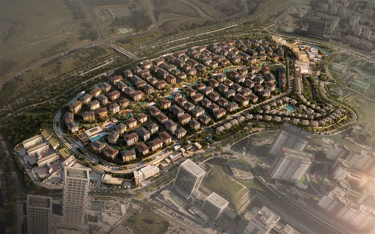 Mega project compound in Istanbul's most sought after district