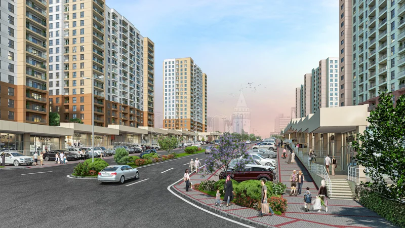 Apartments at the crossroads of Istanbul, in Topkapi