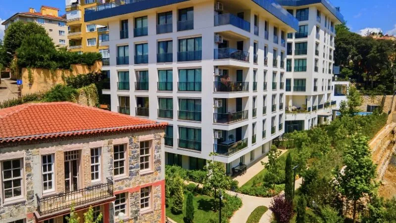 Uskudar Bosporus-Blick Anlage im historischen Cengelkoy