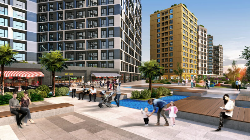 Investment apartments in low rise compound in Kucukcekmece