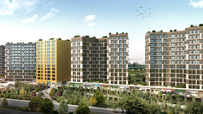 Low rise apartment compound in Kucukcekmece